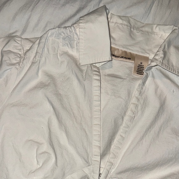 White Ruched Top - Picture 6 of 6